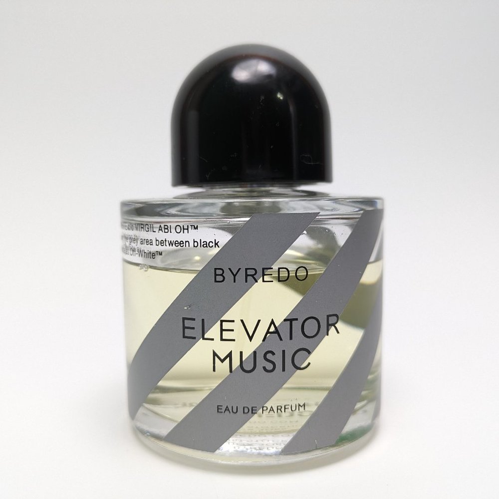 PRE OWNED BYREDO OFF WHITE ELEVATOR MUSIC PERFUME 100 ML/3.3  OZ LIMITED EDITION